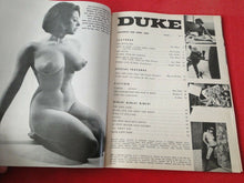 Load image into Gallery viewer, Vintage 18 Year Old + Sexy Erotic Adult Men&#39;s Magazine Duke April 1967         H
