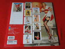 Load image into Gallery viewer, Vintage Large Semi-Nude Pinup Wall Calendar Classic Pinups 2002 12 x 12 SEALED B
