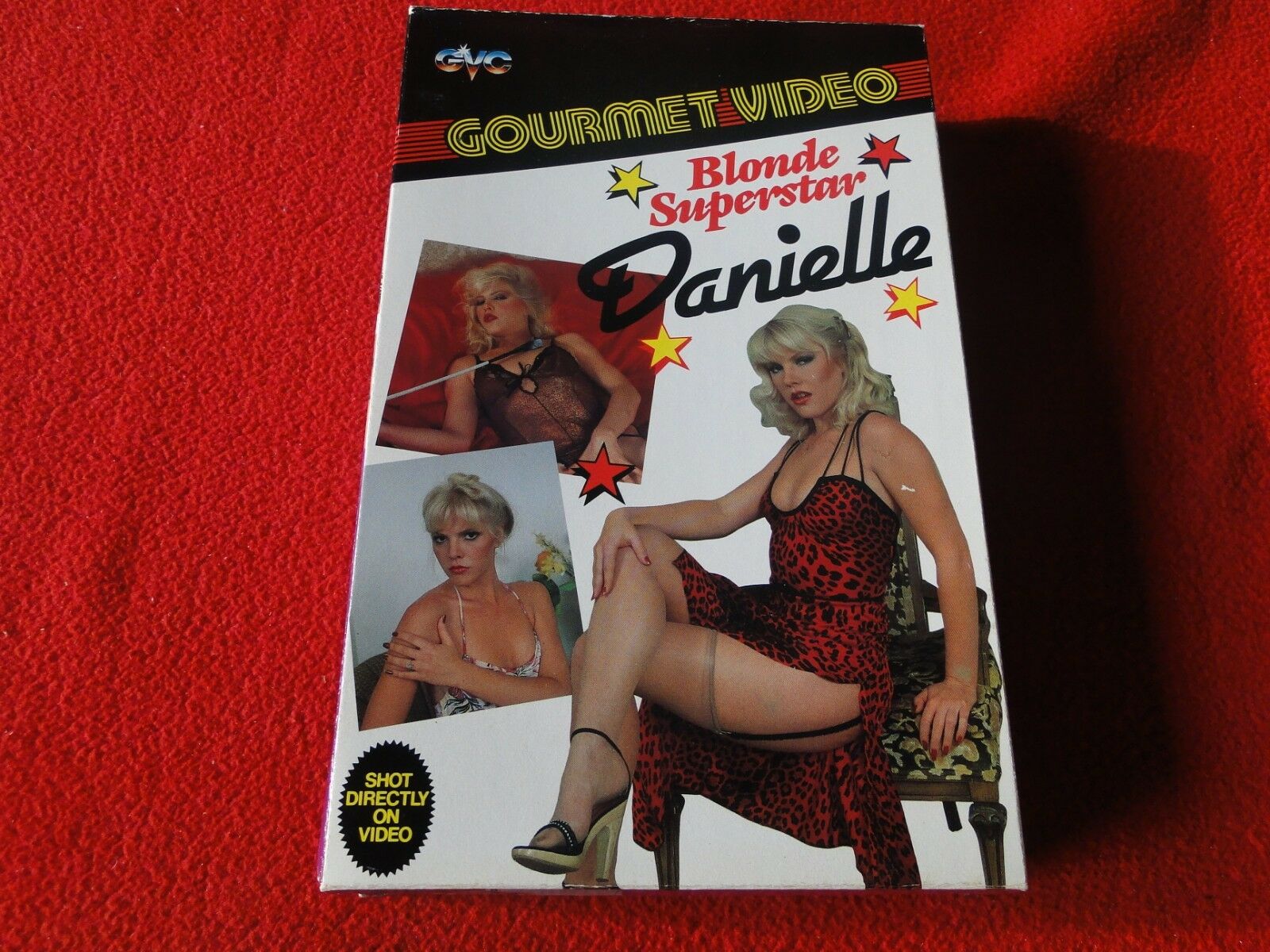 Vintage Adult XXX VHS Porn Tape Video Gourmet Video Blonde Superstar D –  Ephemera Galore