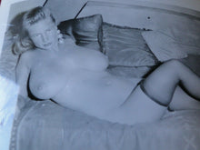 Load image into Gallery viewer, Vintage Nude Erotic Pinup Silver Gelatin Photo Virginia Bell        A766
