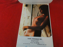 Load image into Gallery viewer, Vintage Semi-Nude Pinup Wall Calendar 1976 Parts Wholesale Inc.                H
