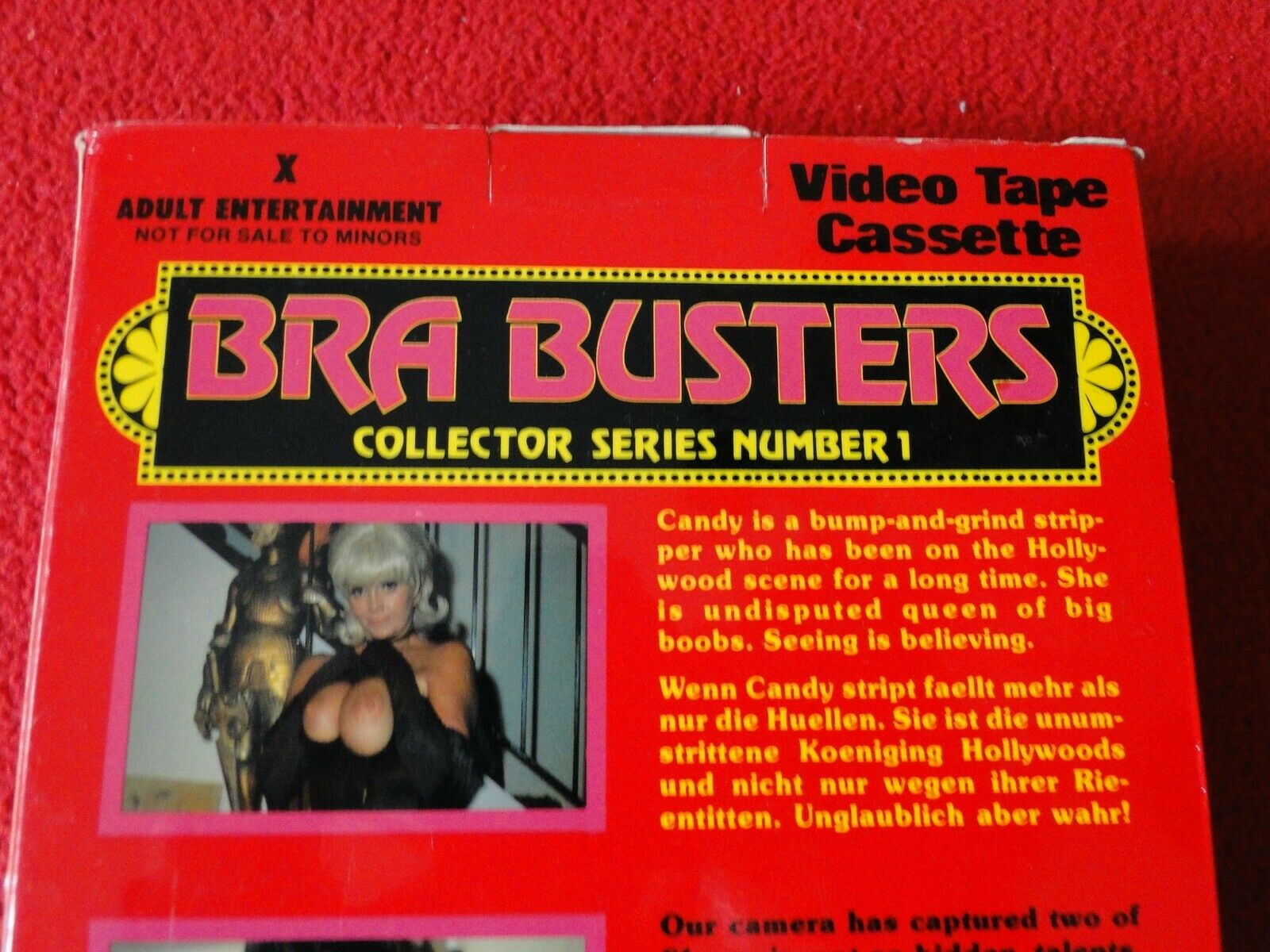 Vintage Adult XXX VHS Porn Tape Video 18 Y.O. + Bra Busters Candy Samp –  Ephemera Galore