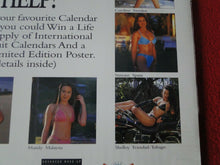 Load image into Gallery viewer, Vintage Large Semi-Nude Pinup Wall Calendar 1997 Swimsuit International SEALED C
