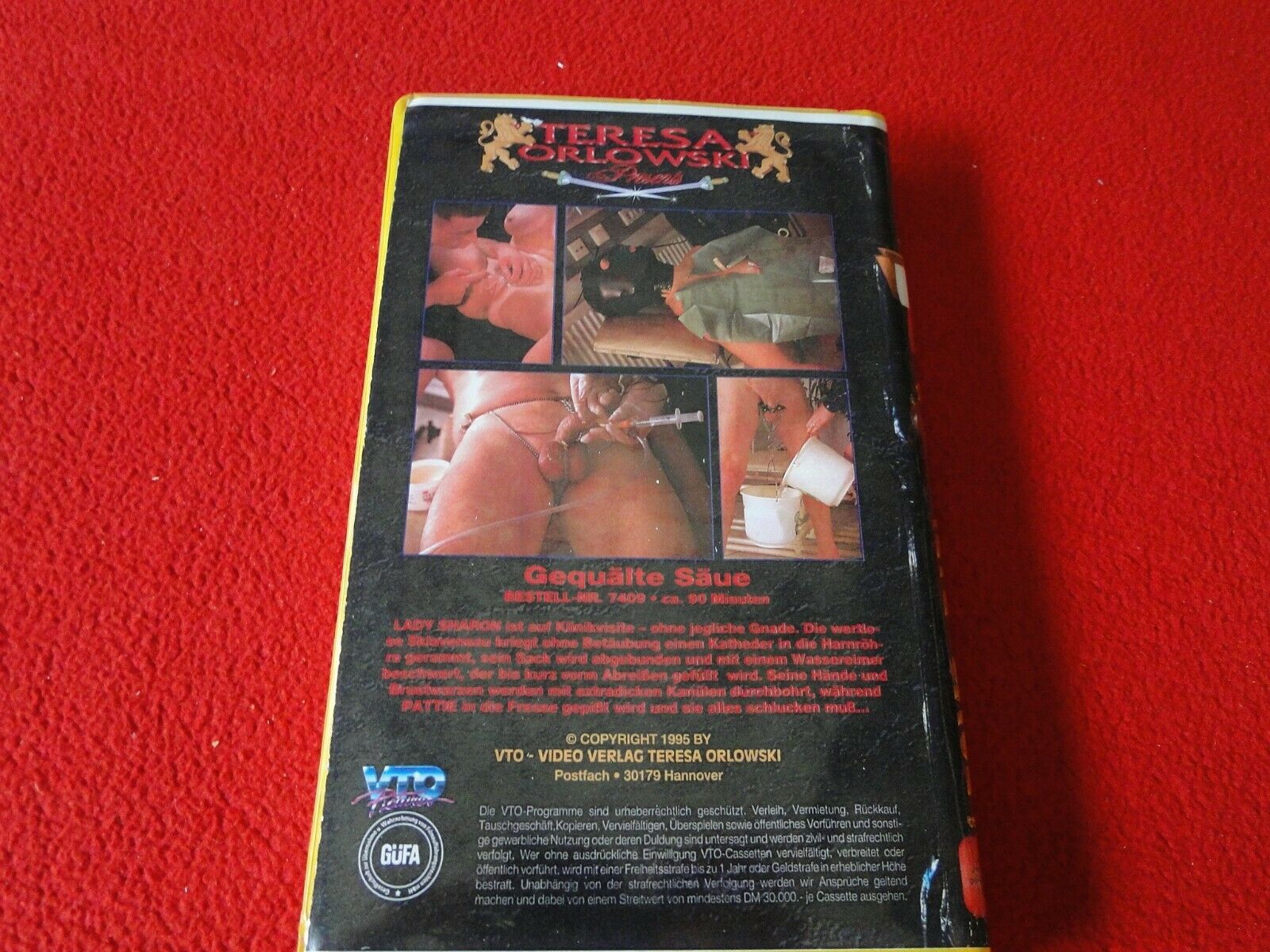 Vintage Adult XXX VHS Porn Tape Video 18 Y.O. + BDSM Foreign Geoqualte –  Ephemera Galore