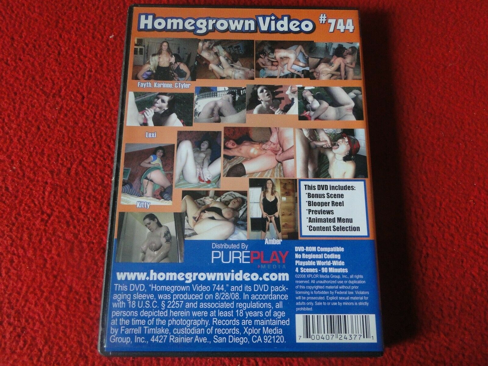 Vintage 18 Year Old + Adult Erotic Sexy Porn XXX DVD Homegrown Video # –  Ephemera Galore