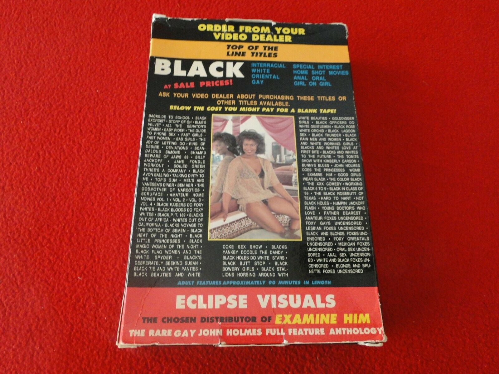 Vintage Adult XXX VHS Porn Tape Video 18 Y.O.+ Chocolate & Cream Facto –  Ephemera Galore