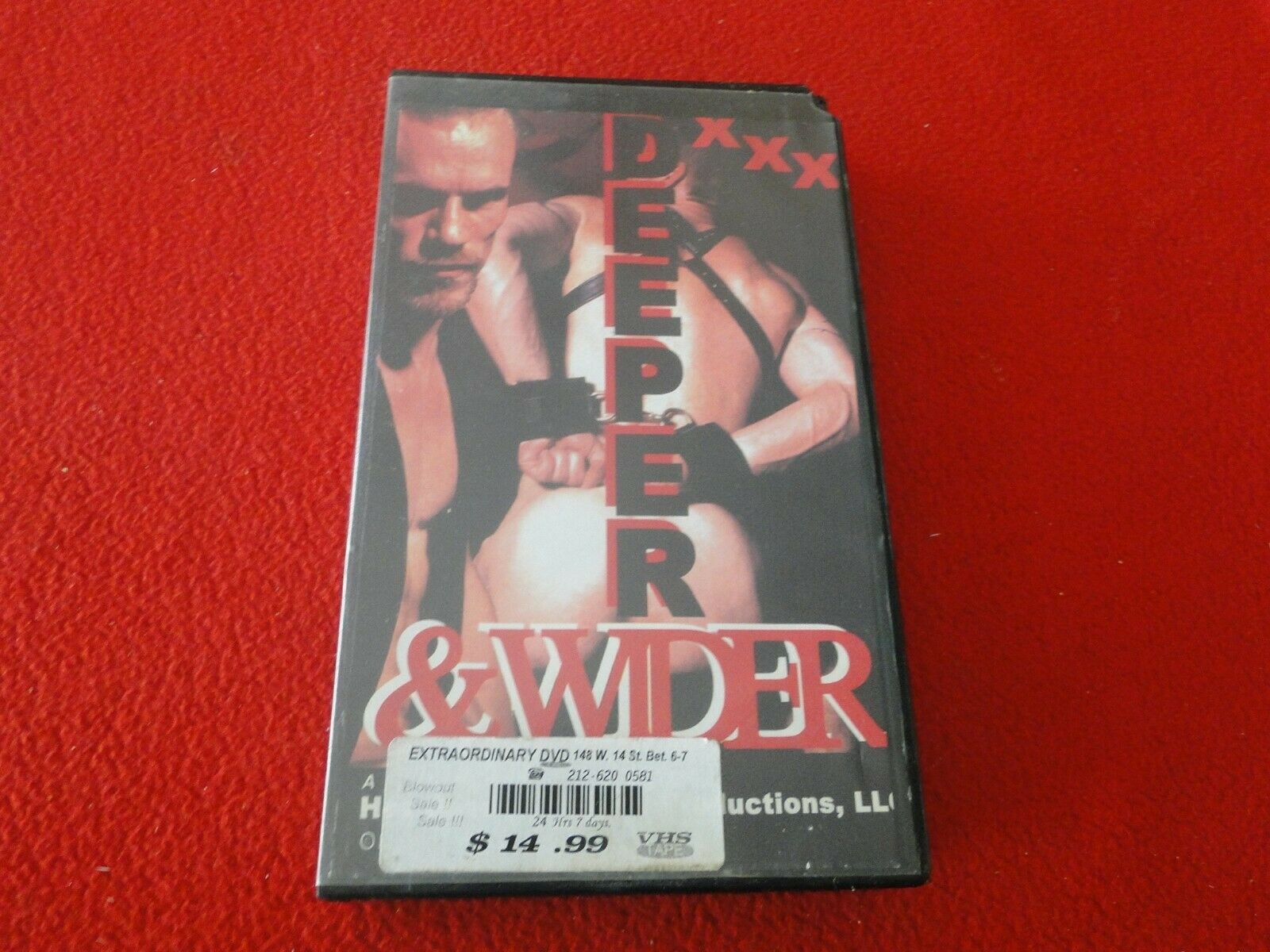 Vintage Adult XXX Gay VHS Porn Tape Video 18 Year Old + Deeper & Wider –  Ephemera Galore