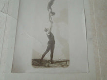 Load image into Gallery viewer, Vintage Original Gay Interest Muscle Men Acrobat Albumen Photograph            3
