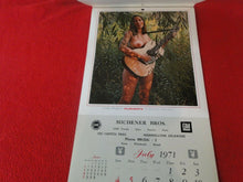 Load image into Gallery viewer, Vintage Semi-Nude Pinup Wall Calendar 1971 Playboy Michener Bros.              H
