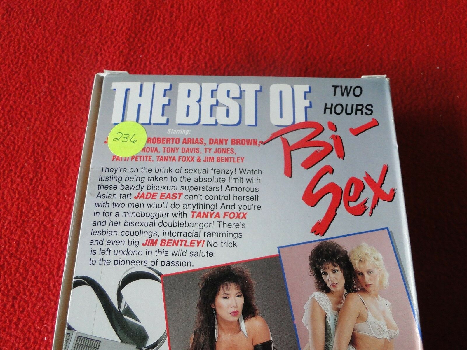 Vintage Adult XXX VHS Porn Tape Best of Bi-Sex Jade East Patti Petite –  Ephemera Galore