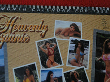 Load image into Gallery viewer, Vintage Large Semi-Nude Pinup Wall Calendar 1998 Heavenly Hispanic SEALED      C
