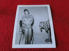 Load image into Gallery viewer, Vintage Nude Erotic Pinup Silver Gelatin Photo Virginia Bell             A76G
