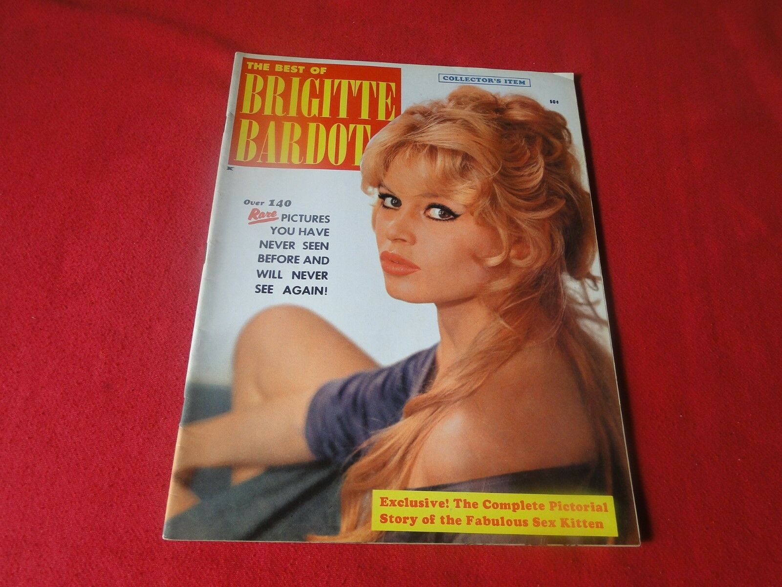 Vintage Erotic Sexy Adult Magazine The Best of Brigitte Bardot 1959 51 –  Ephemera Galore