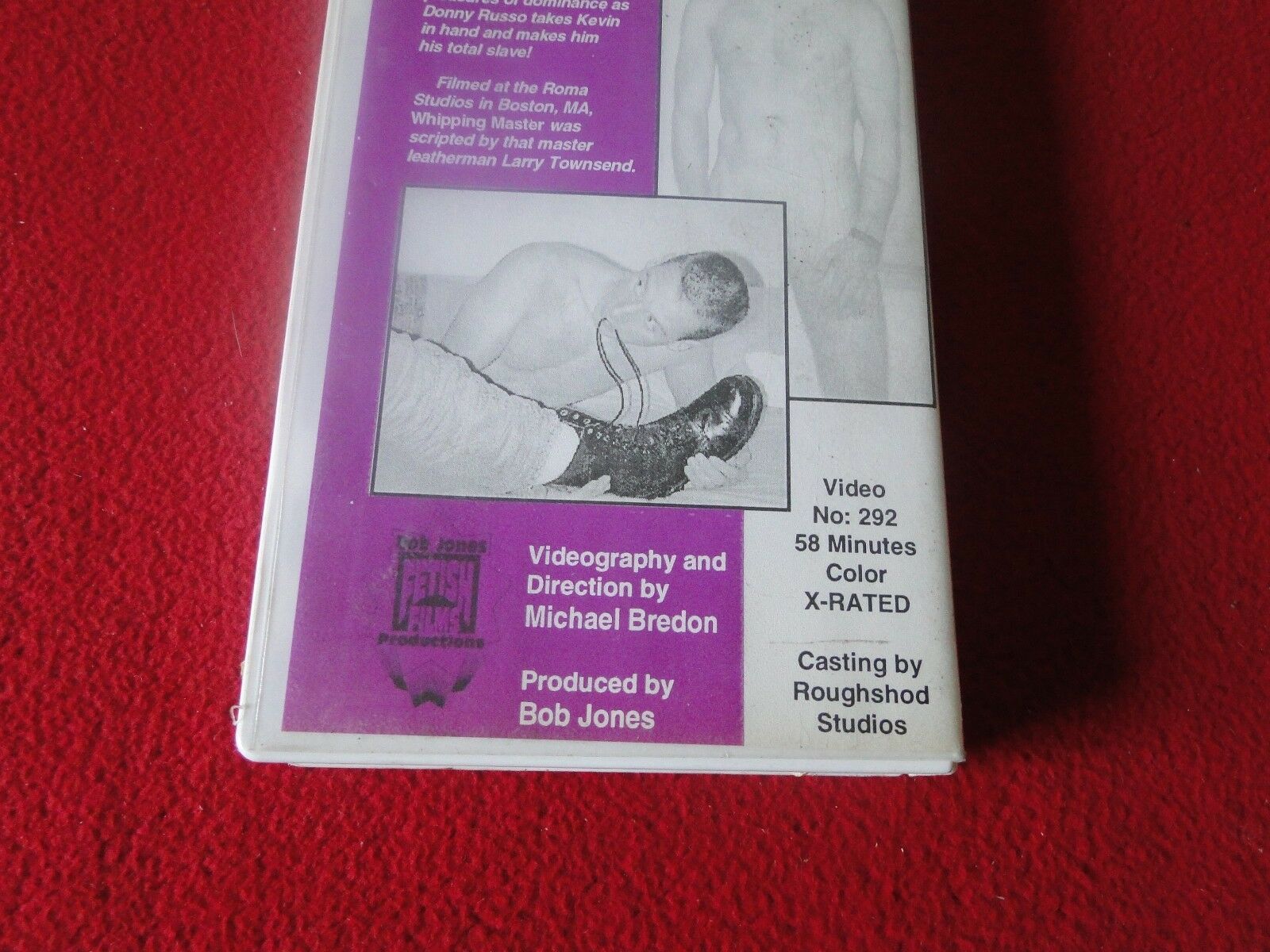 Vintage Adult Erotic Gay Interest VHS Tape BDSM Whipping Master Donny –  Ephemera Galore