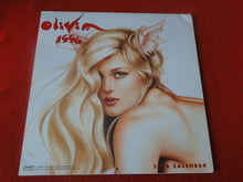 Load image into Gallery viewer, Vintage Semi-Nude Pinup Wall Calendar 12 x 12 1996 Olivia                      G
