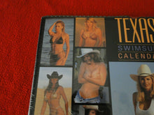 Load image into Gallery viewer, Vintage Semi-Nude Pinup Wall Calendar 1997 Texas Swimsuit 15 x 15 SEALED       H
