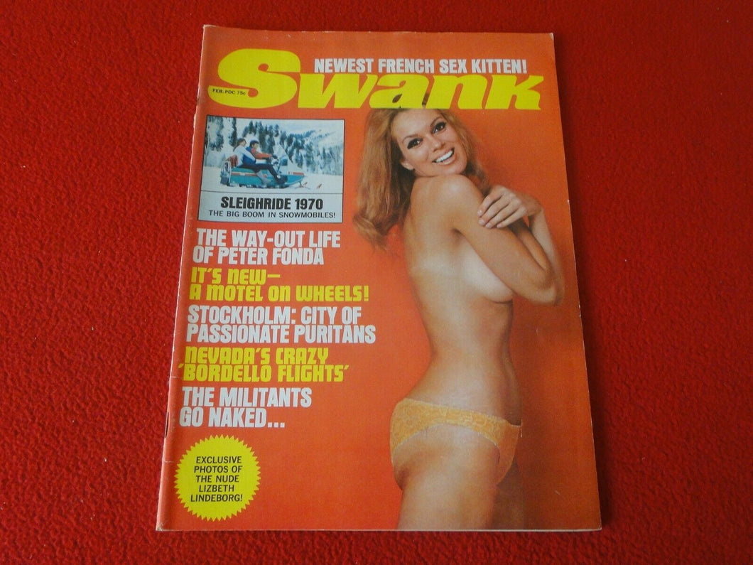 Vintage Erotic Sexy Adult XXX Porn Magazine Swank Feb. 1970                   41