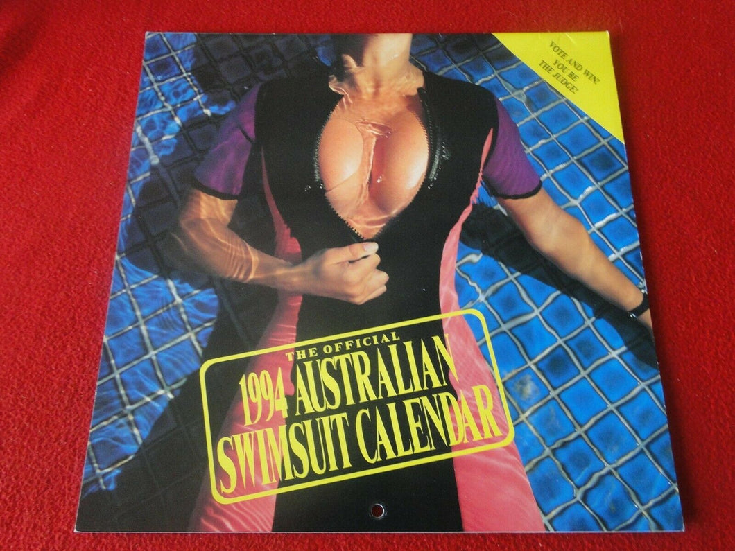 Vintage Semi-Nude Pinup Wall Calendar 12 x 12 1994 Australian Swimsuit         G