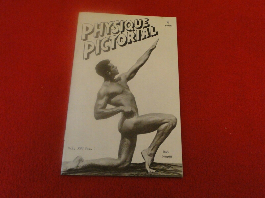 Vintage Erotic Sexy Gay Interest Magazine Physique Pictorial 1966 V.16 #1    HK3