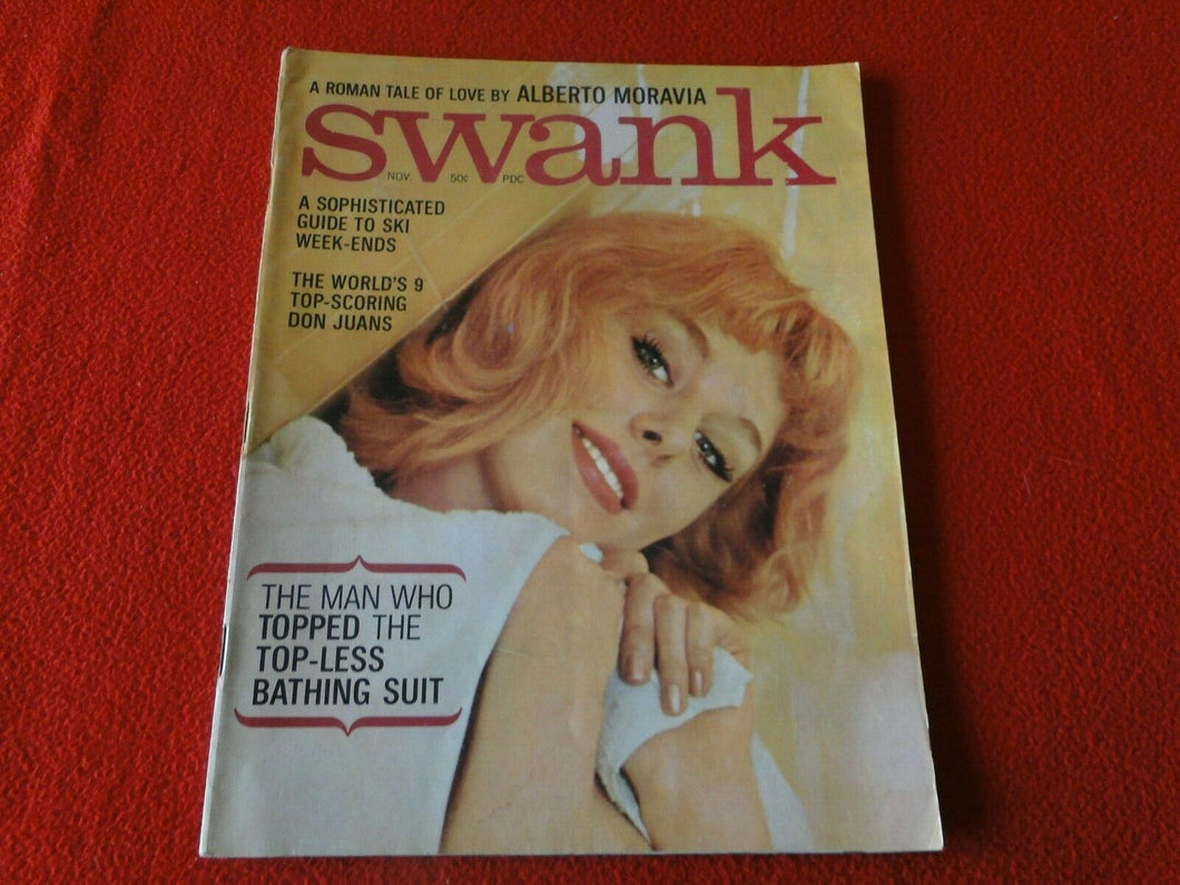 Vintage 18 YO + Nude Erotic Adult Men's Magazine Swank Nov. 1964              60