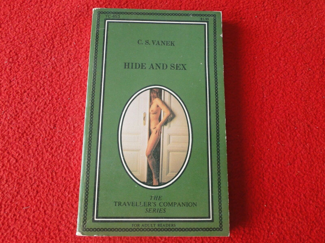 Vintage Sexy Erotic Adult Paperback Book Novel Hide and Sex 1969               Y