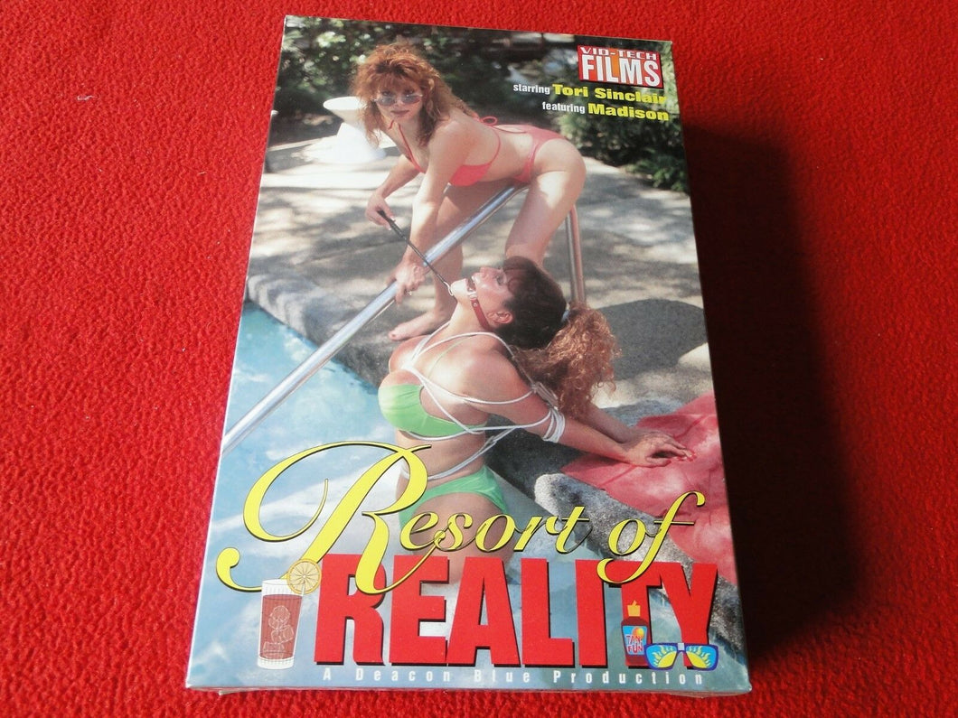 Vintage Adult XXX VHS Porn Tape Video Resort of Reality Tori Sinclair –  Ephemera Galore