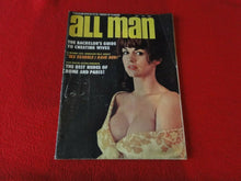 Load image into Gallery viewer, Vintage 18 Year Old + Nude Erotic Adult Magazine All Man Oct. 1967           G42
