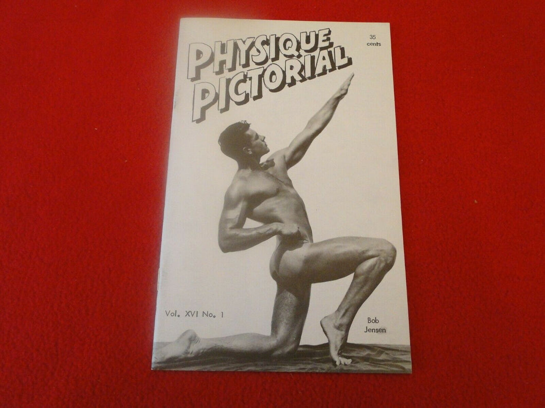 Vintage Erotic Sexy Gay Interest Magazine Physique Pictorial 1966 V. 16 #1    HK