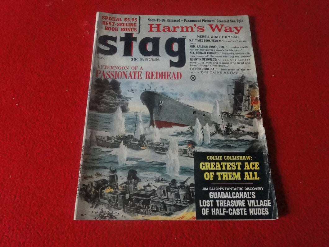 Vintage STAG a Magazine  for Men Adventure Pulp Risque November 1964          41