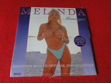 Load image into Gallery viewer, Vintage Large Semi-Nude Pinup Wall Calendar Melinda Messenger 1998 12 x 12     B
