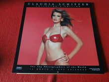 Load image into Gallery viewer, Vintage Large Semi-Nude Pinup Wall Calendar 1997 Claudia Schiffer 12 x 12      E
