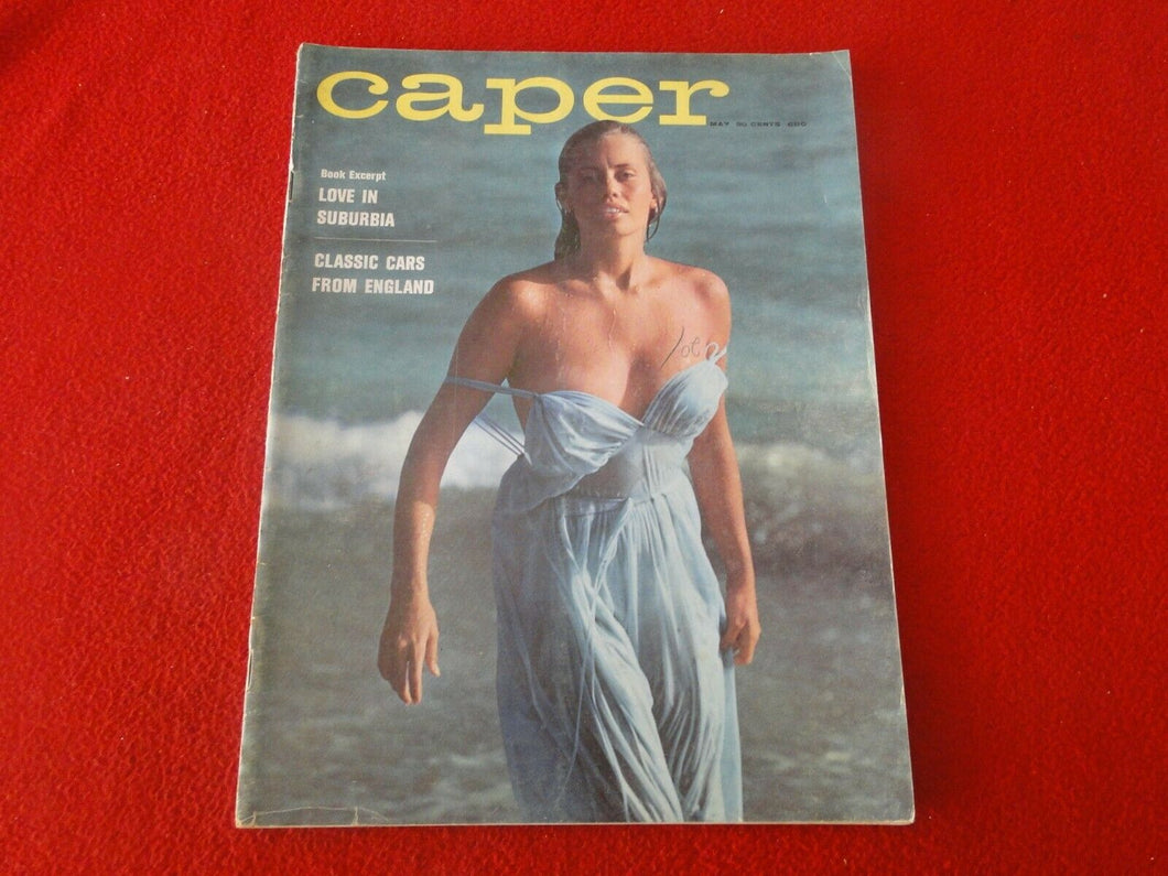 Vintage 18 Y.O.+ Nude Erotic Adult Men's Magazine Caper May 1961             G67