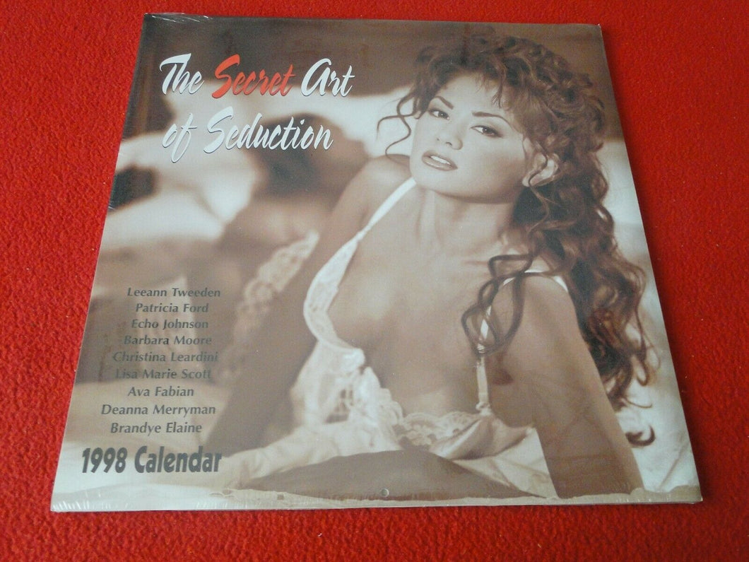 Vintage Large Semi-Nude Pinup Wall Calendar 1998 The Secret Art Of Seduction   D