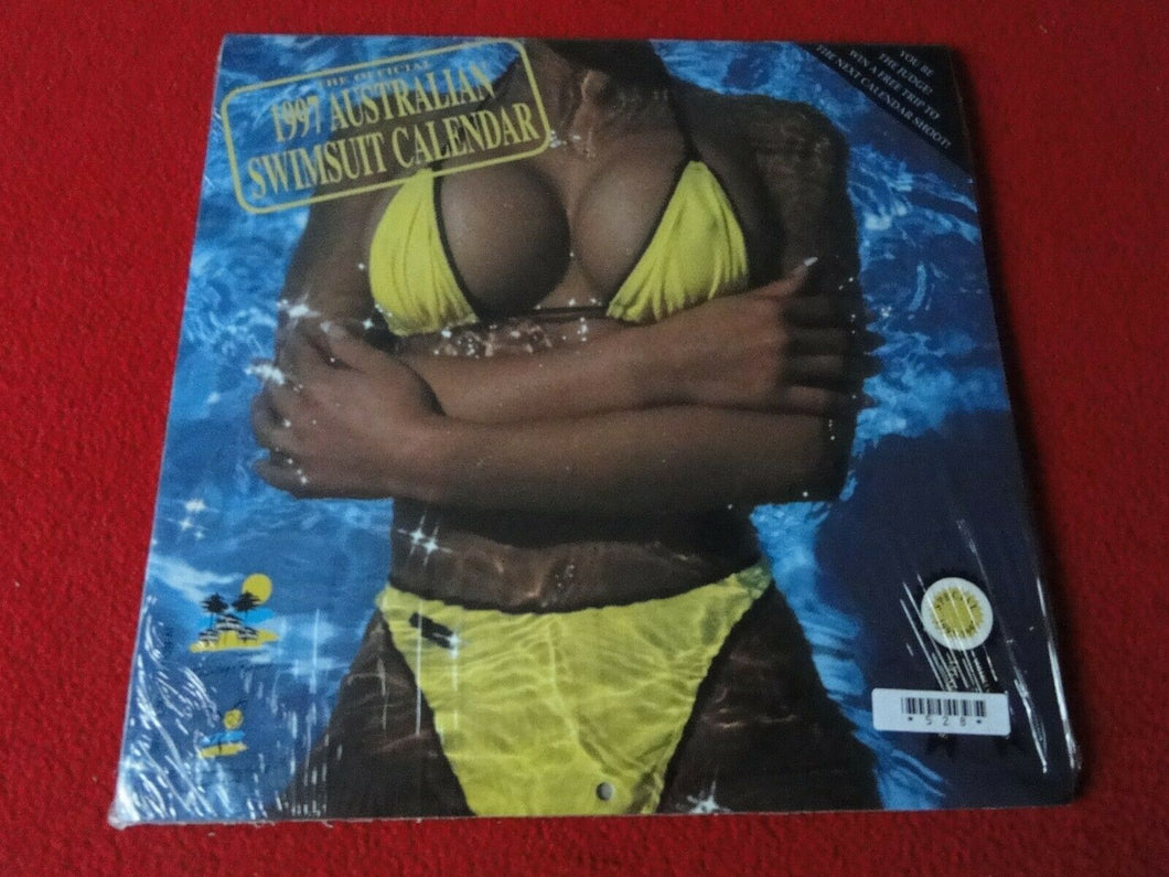 Vintage Large Semi-Nude Pinup Wall Calendar 1997 Australian Swimsuit SEALED    C