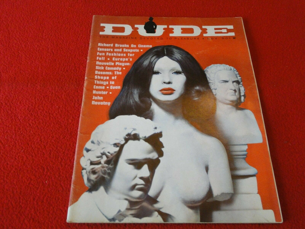 Vintage 18 Year Old + Erotic Adult Men's Magazine Dude Nov. 1962               1