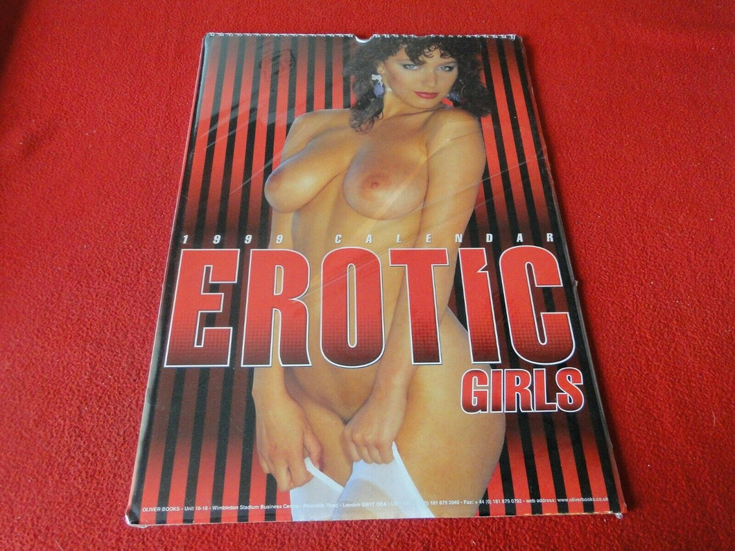 Vintage Semi-Nude Pinup Wall Calendar Erotic Girls 1999 17 x 12 SEALED NOS     P