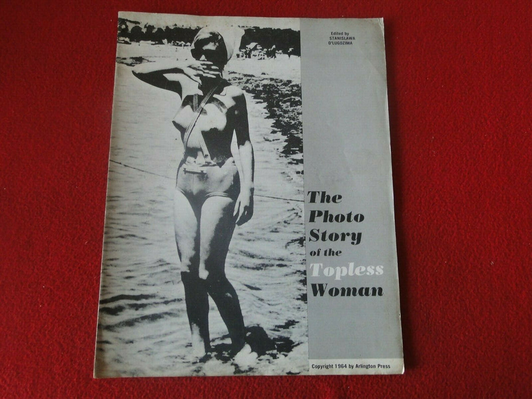 Vintage Nude Erotic Sexy Adult Men's Magazine Topless Woman 1964              69