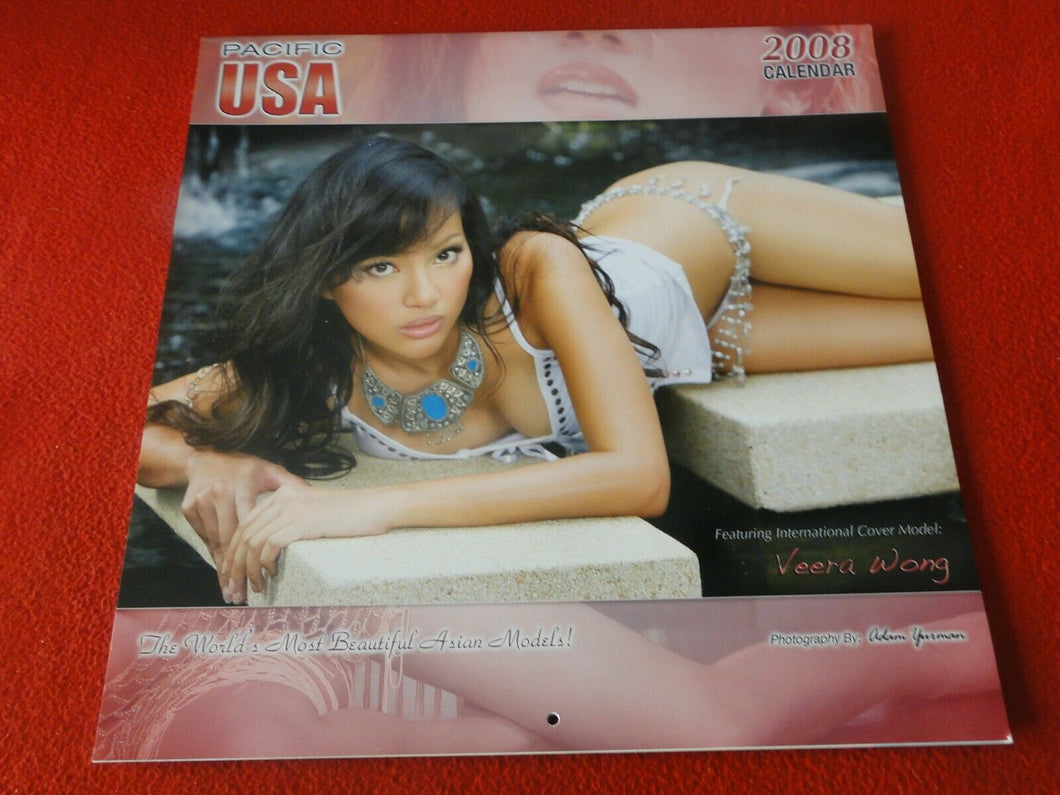 Vintage Large Semi-Nude Pinup Wall Calendar 12 x 12 2008 Pacific USA           B