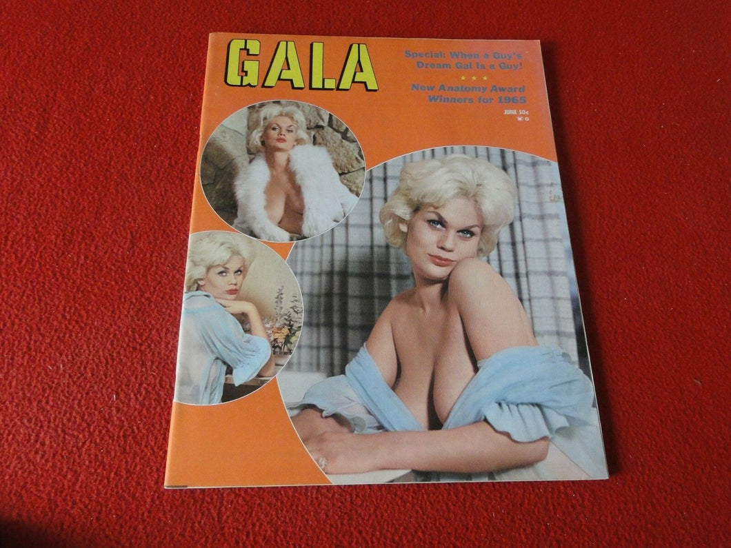 Vintage Nude Erotic Sexy Adult Magazine Gala June 1965