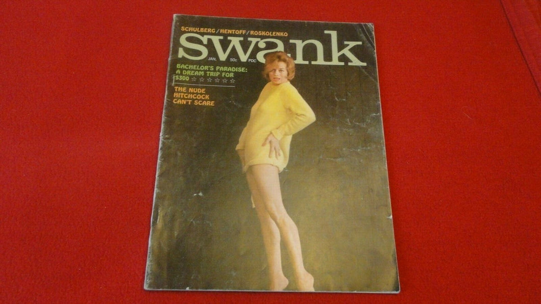 Vintage 18 Y.O. + Sexy Erotic Adult Men's Magazine Swank Jan. 1962            74