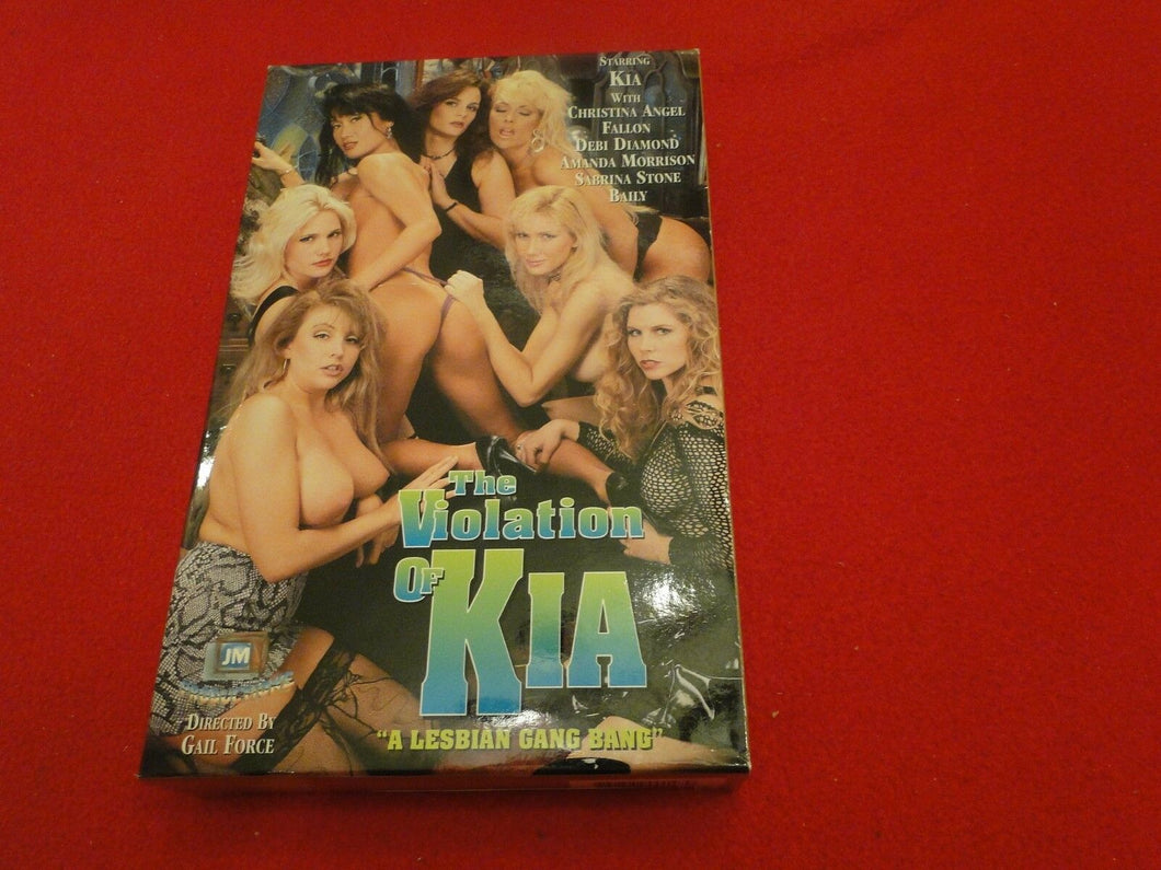 Vintage Adult XXX VHS Porn Tape The Violation of Kia Christina Angel F –  Ephemera Galore