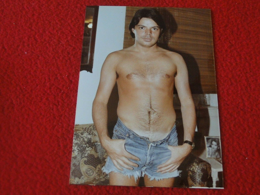 Vintage 18 Year Old + Gay Interest Chippendale Hot Semi Nude Male Photo  A53