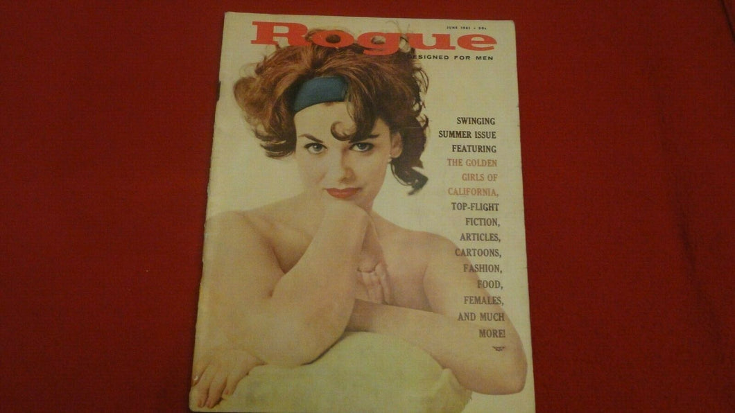 Vintage 18 Y.O. + Sexy Erotic Adult Men's Magazine Rogue June 1961            75