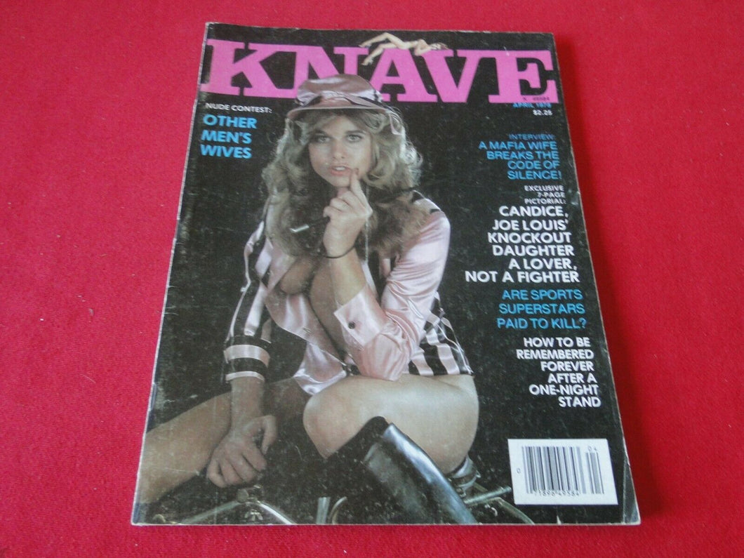 Vintage Nude Erotic Sexy 18 Year Old+ Adult Magazine Knave April 1978         38