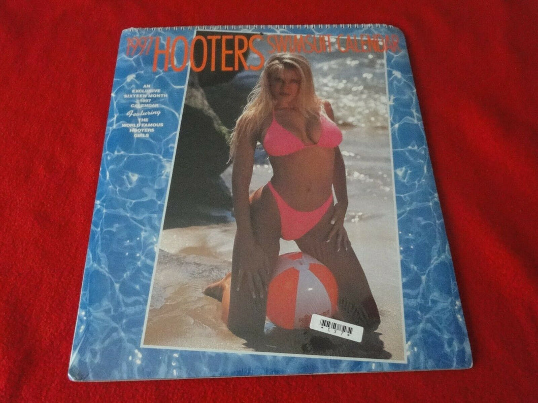 Vintage Semi-Nude Pinup Wall Calendar 1997 Hooters Swimsuit 15 x 13 SEALED     H