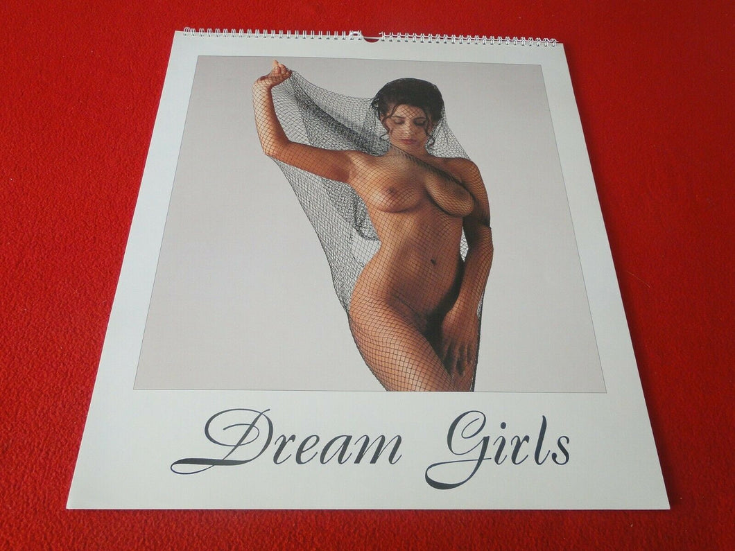 Vintage Large Semi-Nude Pinup Wall Calendar 1995 Dream Girls 19 x 16 Inches    D