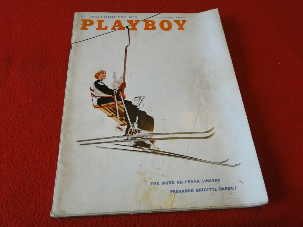 Vintage 18 Year Old + Sexy Erotic Adult Men's Magazine Playboy Nov. 1958      1D