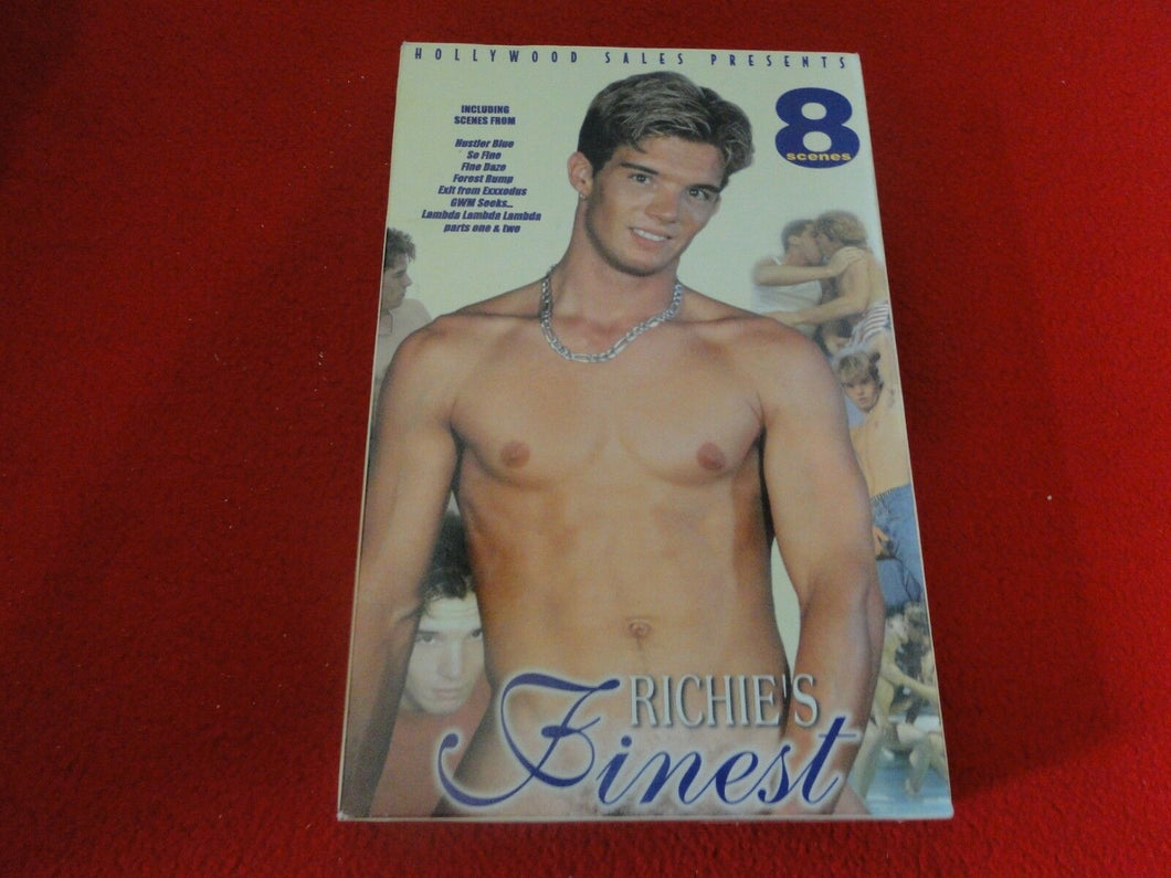 Vintage Adult Erotic Gay Interest VHS Tape Richie's Finest                     E