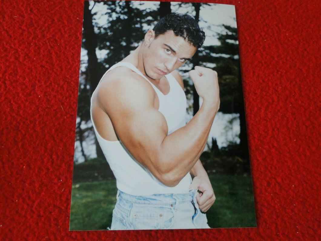 Vintage 18 Year Old + Gay Interest Chippendale Muscle Semi Nude Male Photo   A40