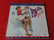 Load image into Gallery viewer, Vintage Large Semi-Nude Pinup Wall Calendar Elvgren&#39;s Pinups 12 x 12 Inches 1996
